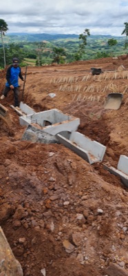 งานสาธารณูปโภคโครงการรีสอร์ท — ไฟฟ้า ประปา ถนน บ่อบาดาล