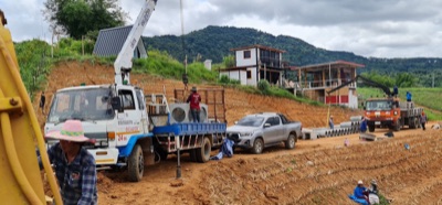 สร้างบ้านน็อคดาวน์ 3 ห้องนอน